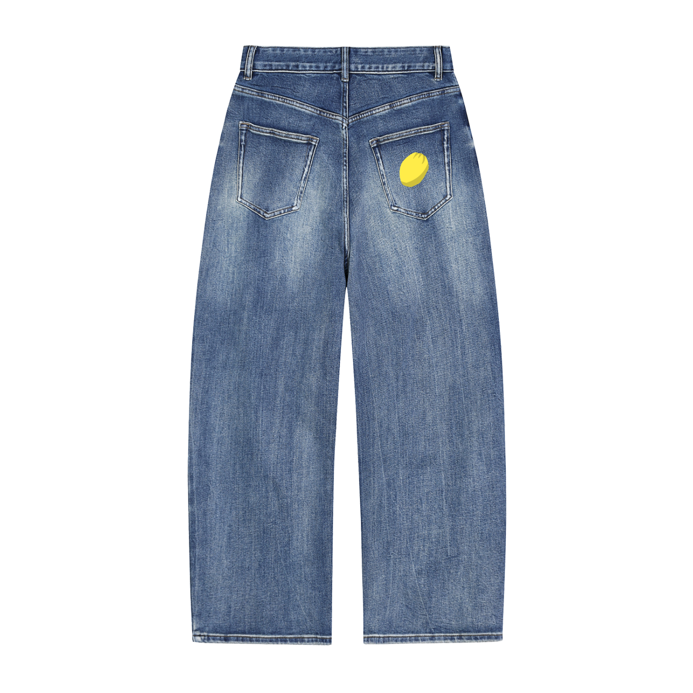 Digital Lemon Jean Pants