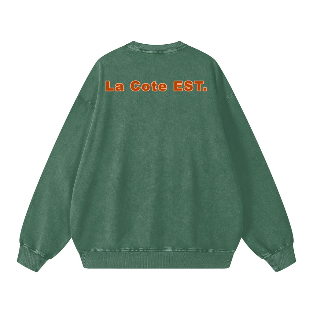 La Cote Est. Green Sweatshirt